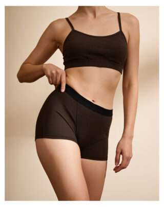 Maison Lemahieu - Boxer Femme – Marron Café