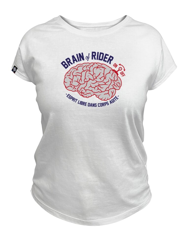 Adrenagliss - BRAIN - TEE SHIRT FEMME FABRIQUÉ EN FRANCE EN COTON BIO – kaki