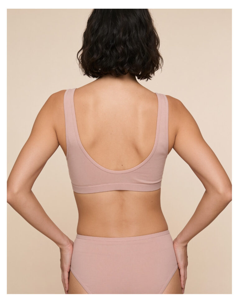 Maison Lemahieu - Brassière à pinces - Rose poudré – 2XL