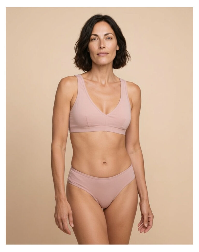 Maison Lemahieu - Brassière à pinces - Rose poudré – 2XL