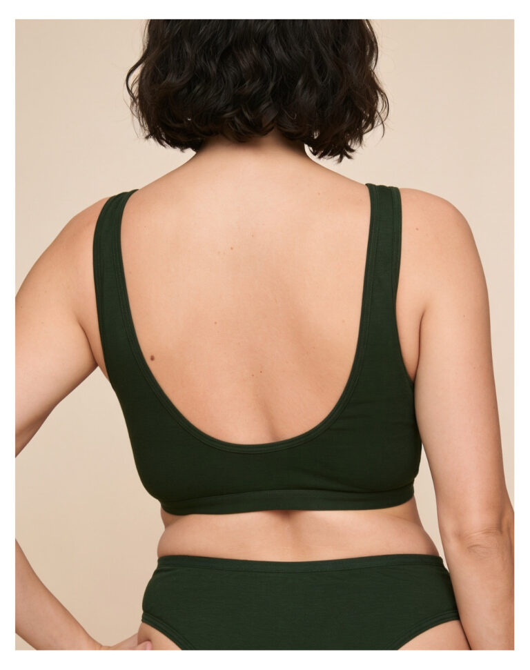 Maison Lemahieu - Brassière à pinces - Vert Fôret – 2XL