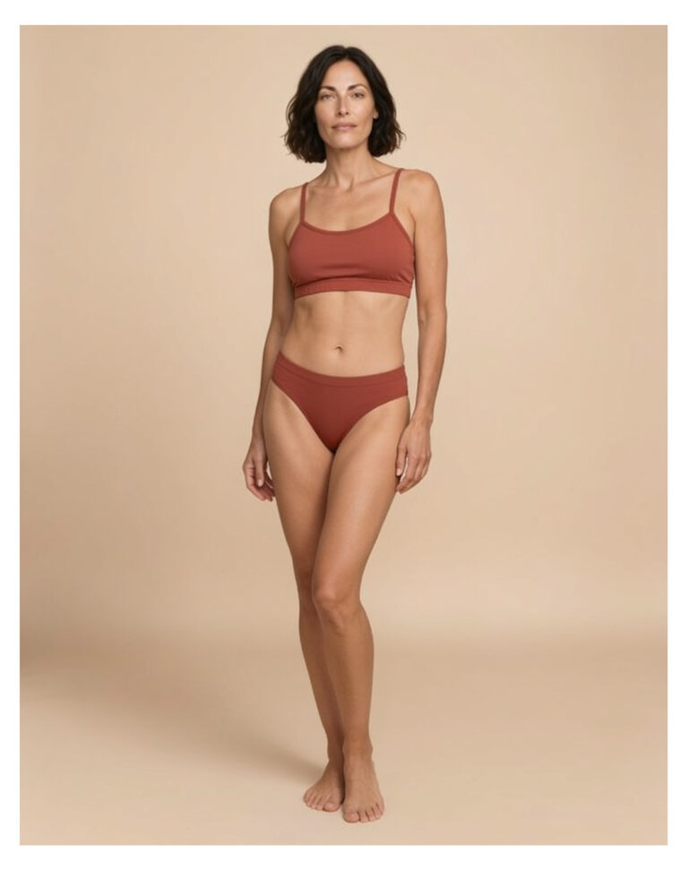 Maison Lemahieu - Brassière coton modal - Rose Argile – 2XL