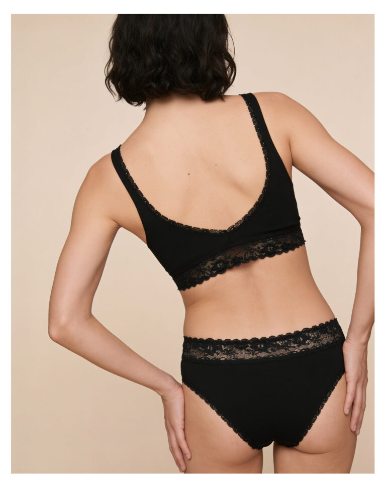 Maison Lemahieu - Brassière Dentelle - Noir – XS