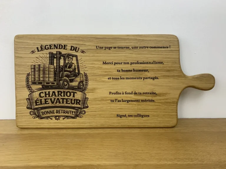 Sève et Copeaux - Planche à découper en chêne "Escale"