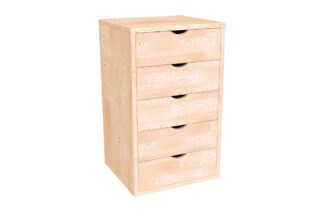 ABC Meubles - Caisson à tiroirs 5 en bois massif