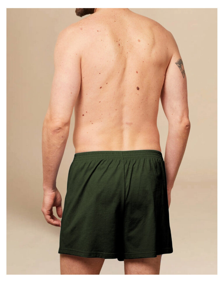 Maison Lemahieu - Caleçon court en Coton BIO - Vert Fôret – 2XL