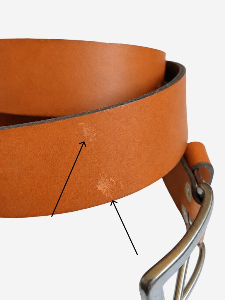 Pierrot - Ceinture en cuir Camel Pierrot x Vertical – 100