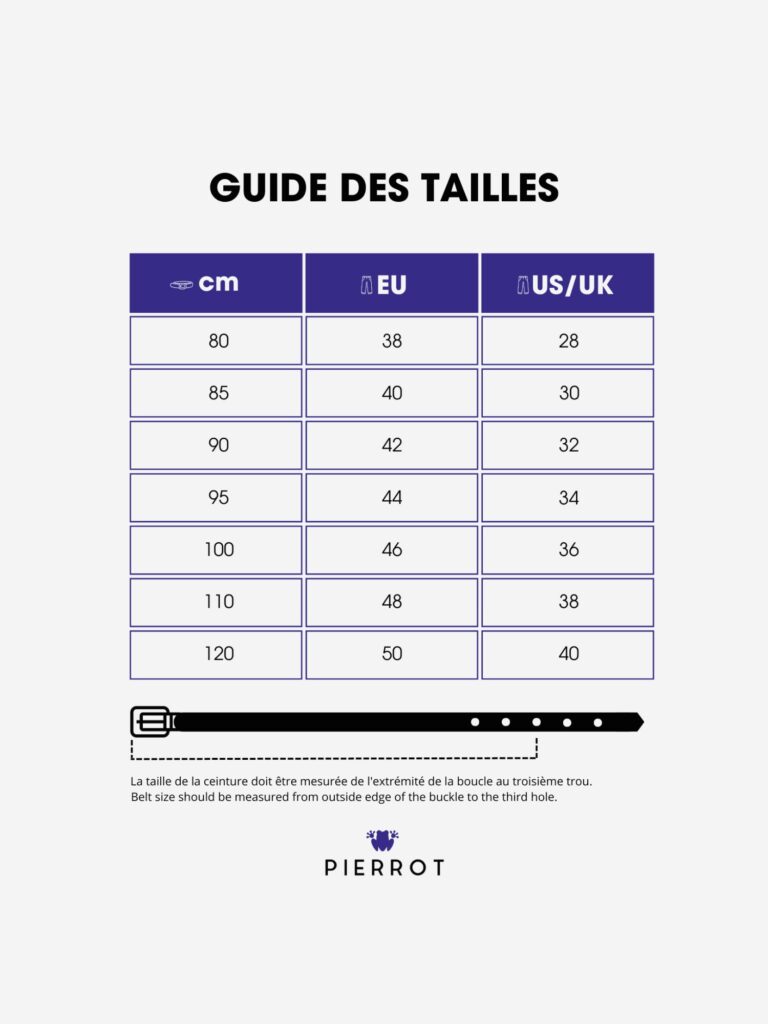 Pierrot - Ceinture en cuir Camel Pierrot x Vertical – 100