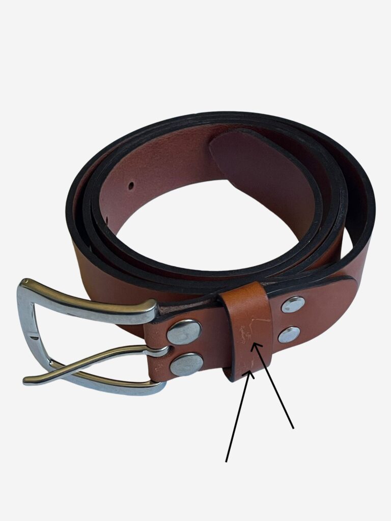 Pierrot - Ceinture en Cuir Cognac Pierrot x Vertical – 100