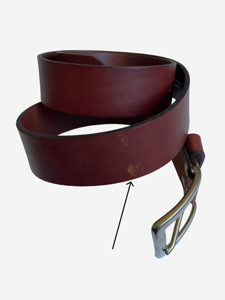 Pierrot - Ceinture en Cuir Cognac Pierrot x Vertical – 100