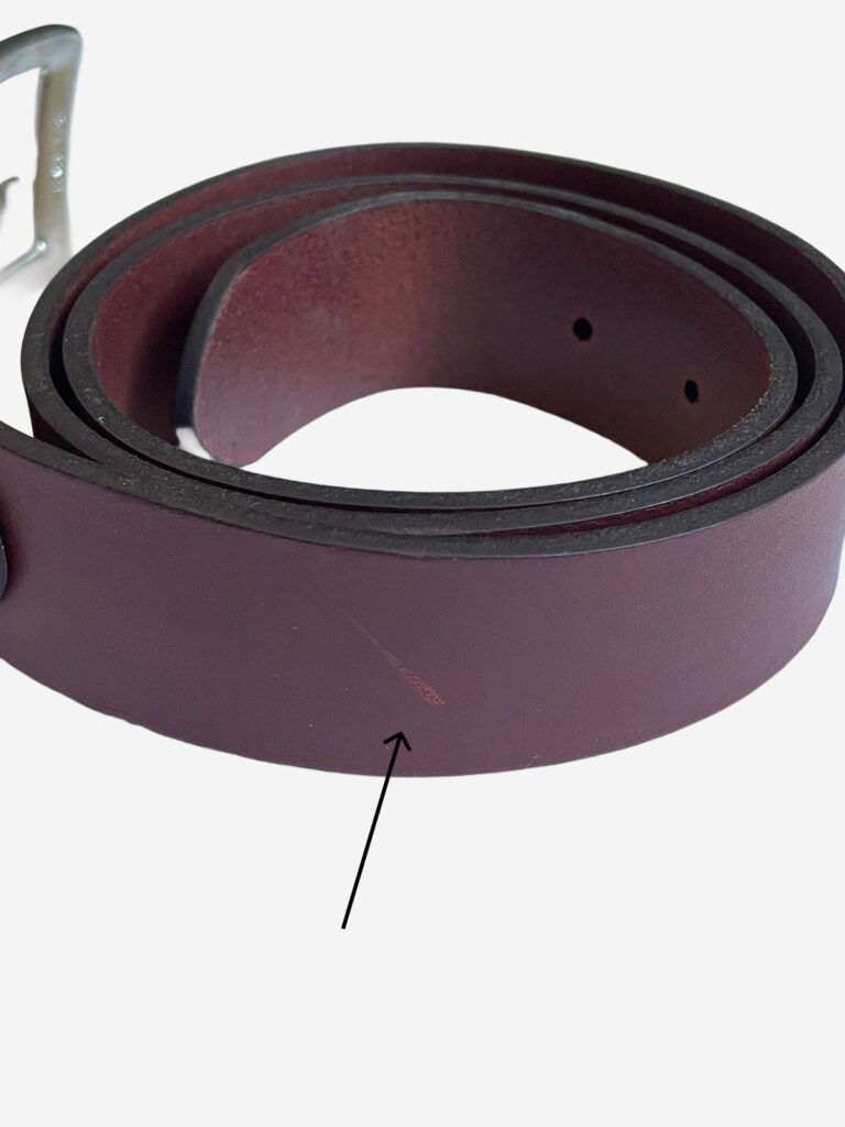 Pierrot - Ceinture en Cuir Cognac Pierrot x Vertical – 100