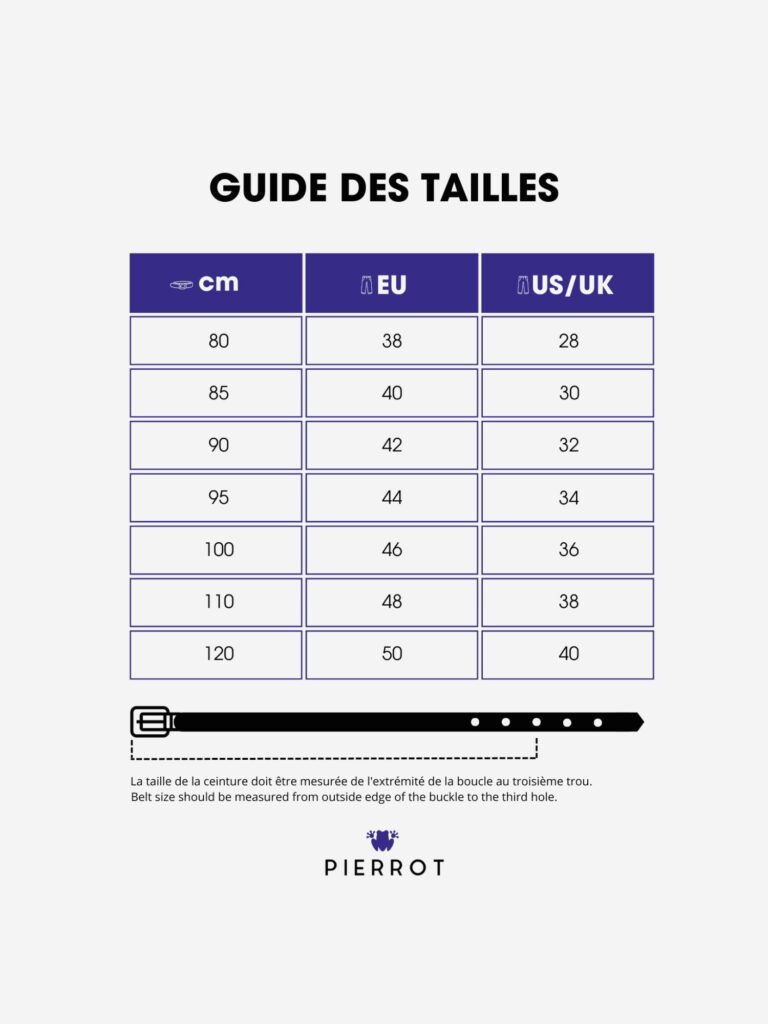 Pierrot - Ceinture en cuir Camel Pierrot x Vertical – 100