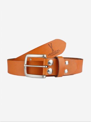 Ceinture en cuir Camel Pierrot x Vertical par la marque Pierrot Pierrot - Ceinture en cuir Camel Pierrot x Vertical
