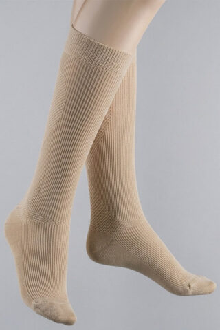 Chaussettes énergétiques beige par la marque MAISON SOLFIN MAISON SOLFIN - Chaussettes énergétiques beige