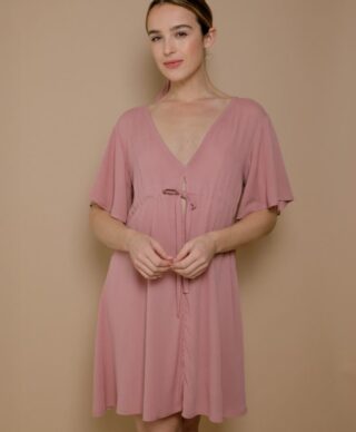 Robe Jungle – Bois de Rose par la marque April et C April et C - Robe Jungle – Bois de Rose