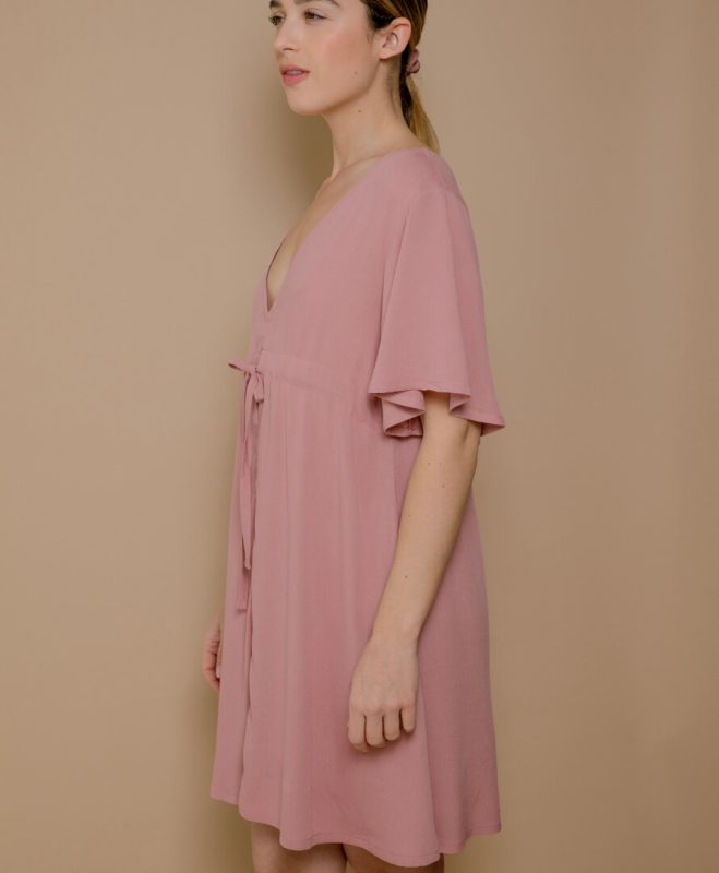 April & C. - Robe Jungle - Bois de Rose – s