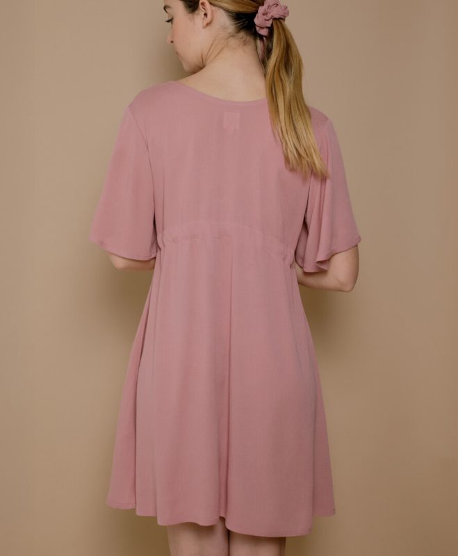 April & C. - Robe Jungle - Bois de Rose – s