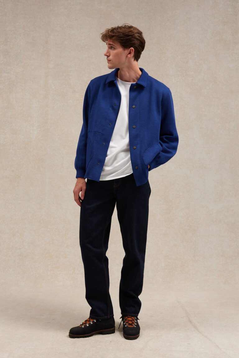 Le Minor - Coach jacket bleu électrique pour homme – XXL