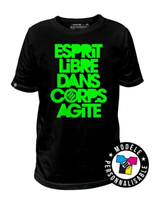 TEE-SHIRT ENFANT CUSTOMISABLE – FABRIQUÉ EN FRANCE EN COTON BIO par la marque Adrenagliss Adrenagliss - TEE-SHIRT ENFANT CUSTOMISABLE – FABRIQUÉ EN FRANCE EN COTON BIO