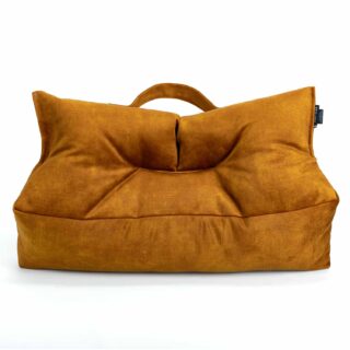 Coussin lombaire · LEANDRO Jaune safran par la marque COSY CLUB COSY CLUB - Coussin lombaire · LEANDRO Jaune safran