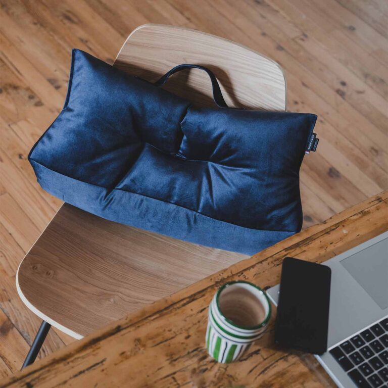 Cosy Club - Coussin lombaire · LEANDRO Bleu nuit