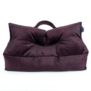 Coussin lombaire · LEANDRO Aubergine par la marque COSY CLUB COSY CLUB - Coussin lombaire · LEANDRO Aubergine