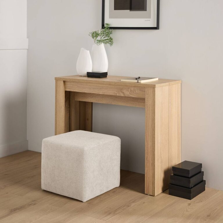 ESSENTIELS PAR CAMIF - Petit pouf tissu Otis