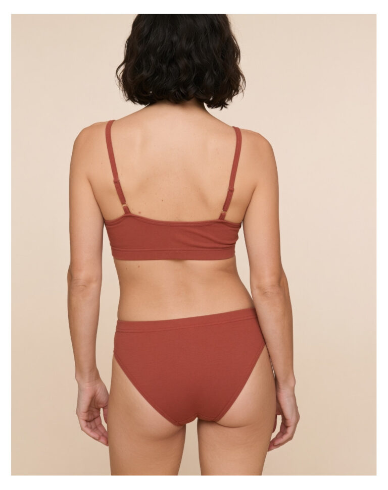 Maison Lemahieu - Culotte coton modal - Rose Argile – 2XL