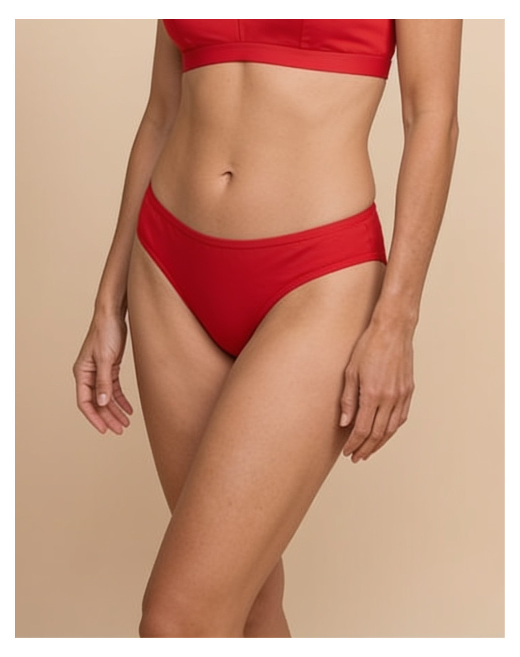culotte en coton bio rouge vif 4 Rouge Vif