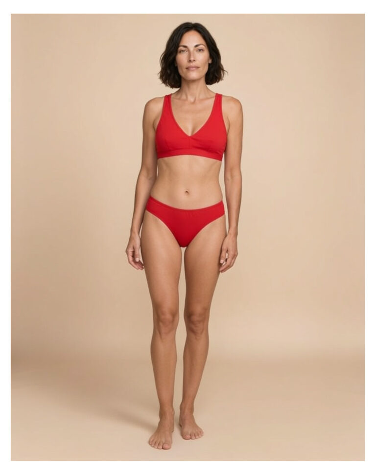 Maison Lemahieu - Culotte en Coton BIO - Rouge Vif – 2XL