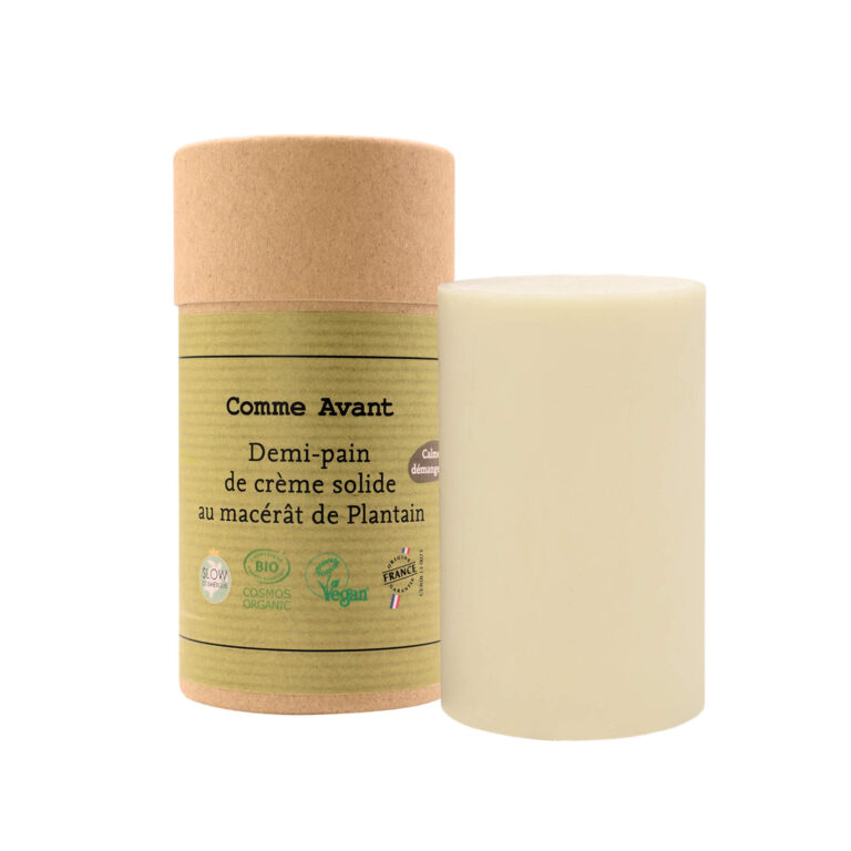 Comme Avant - Crème solide au macérât de plantain - Version 2 – 1 crème - 50g