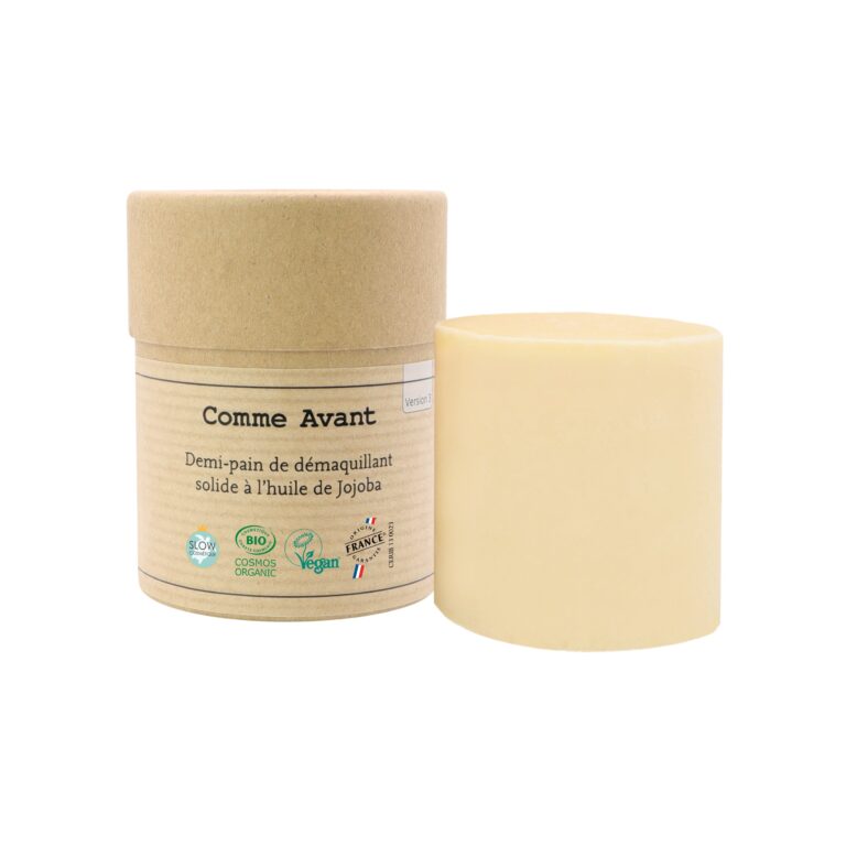 Comme Avant - Démaquillant solide à l'huile de jojoba - Version 3 – 1 démaquillant - 40g