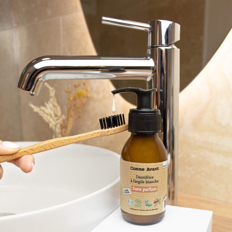 Comme Avant - Dentifrice en pâte à l'argile blanche - Version 2 – 1 recharge de dentifrice - 180ml