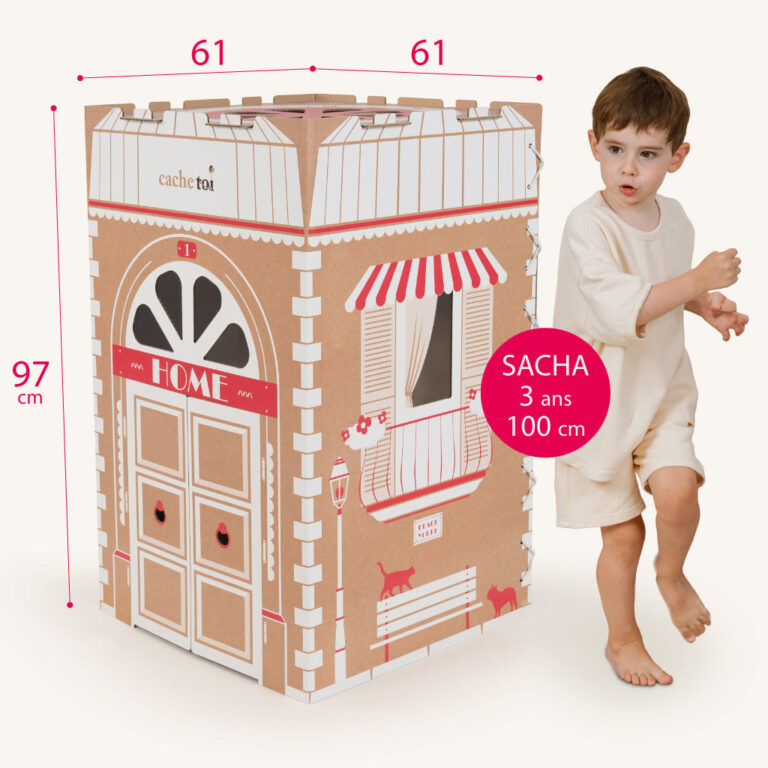 cachetoi - Cabane pliable en carton – HOME