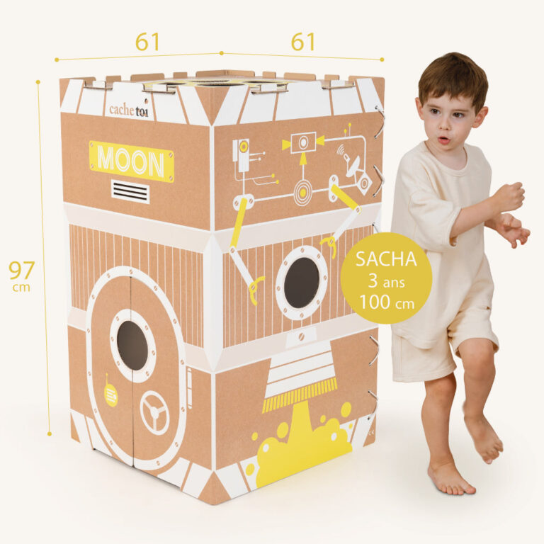 cachetoi - Cabane pliable en carton – MOON
