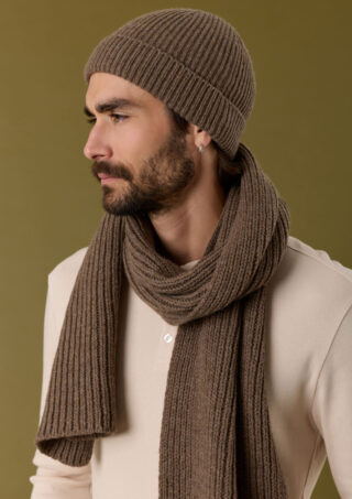 Echarpe Chanterelle Marron par la marque Montlimart Montlimart - Echarpe Chanterelle Marron