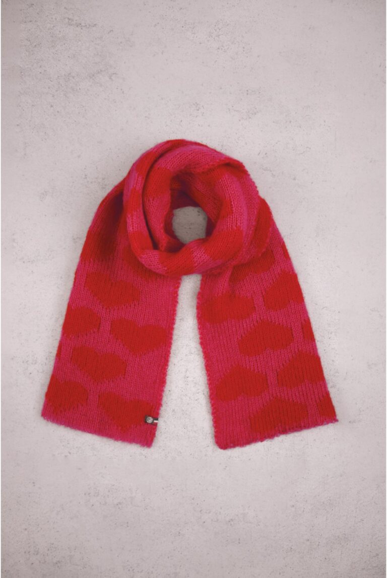 maison-bonnefoy - Echarpe Chloé – Rose-rouge