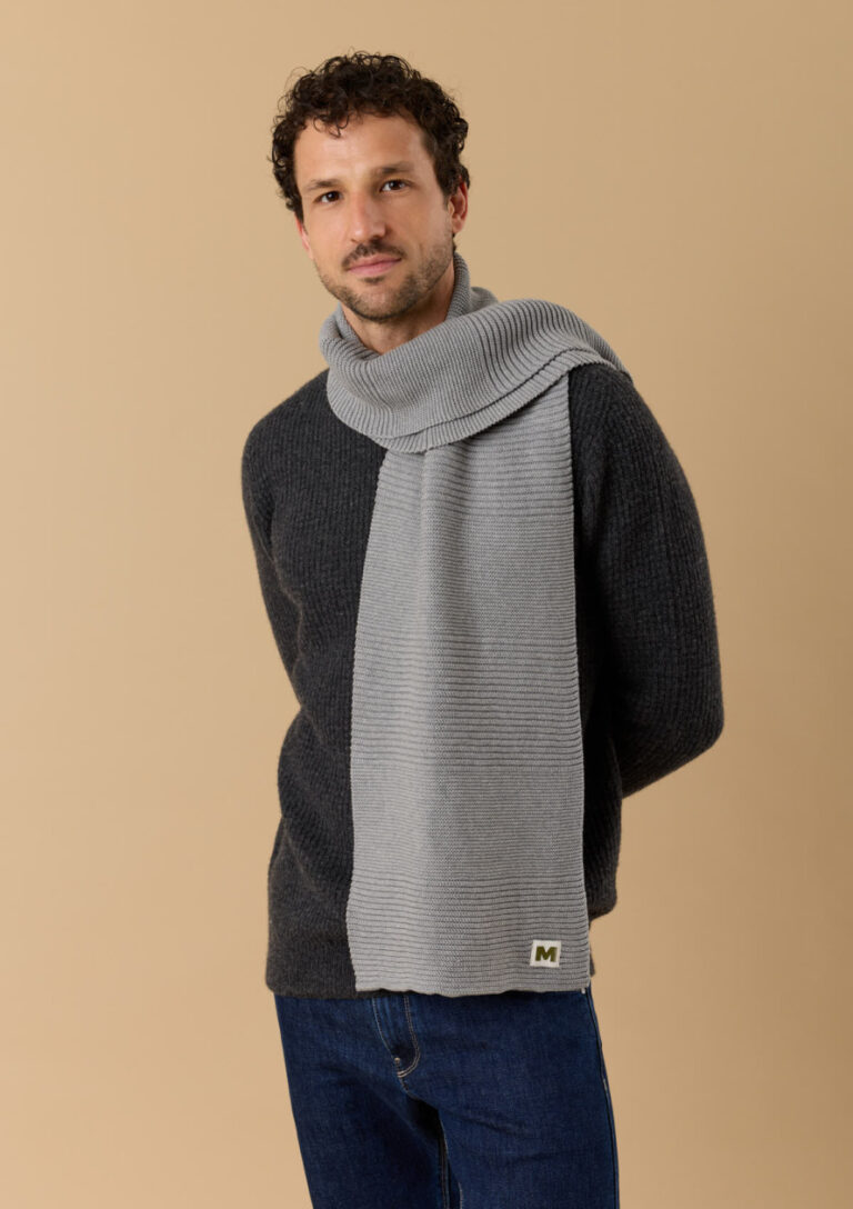 Montlimart - ECHARPE PENSEUR GRIS CLAIR