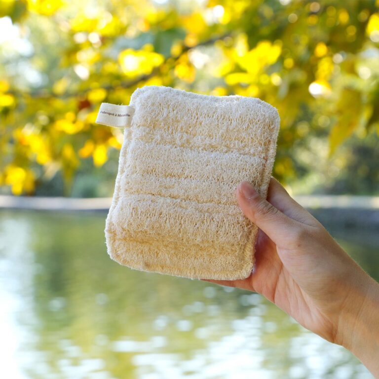 Comme Avant - Éponge lavable en loofah et coton - Version 1