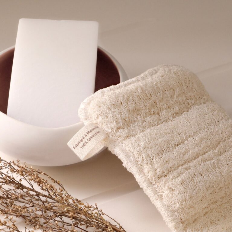 Comme Avant - Éponge lavable en loofah et coton - Version 1