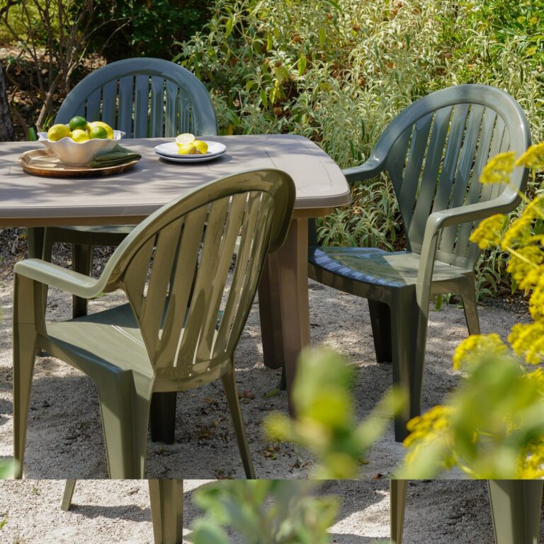 Grosfillex - Fauteuil de jardin Miami – Green forest