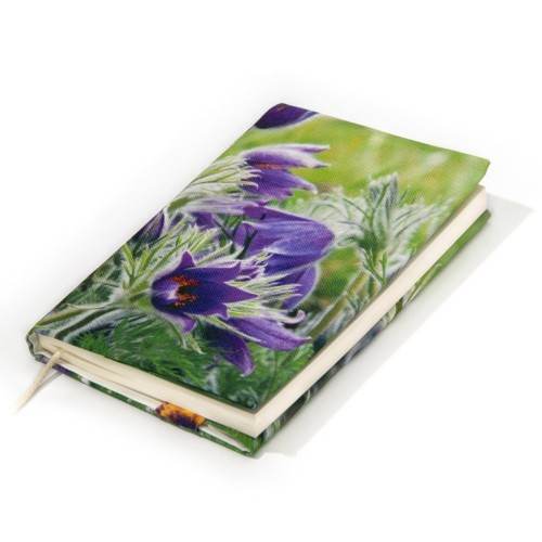 MARON BOUILLIE - Couvre livre Fleurs - Anémone Pulsatille