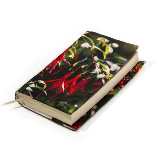 MARON BOUILLIE - Couvre livre Fleurs - Fuchsia Royal