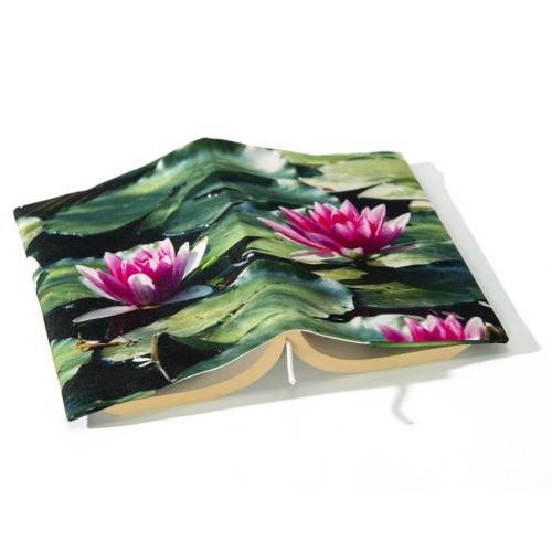 MARON BOUILLIE - Couvre livre Fleurs - Nénuphar