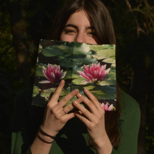 fleurs nenuphar MARON BOUILLIE - Couvre livre Fleurs - Nénuphar