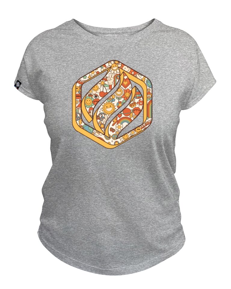 Adrenagliss - FLOWER POWER - TEE SHIRT FEMME FABRIQUÉ EN FRANCE EN COTON BIO – kaki