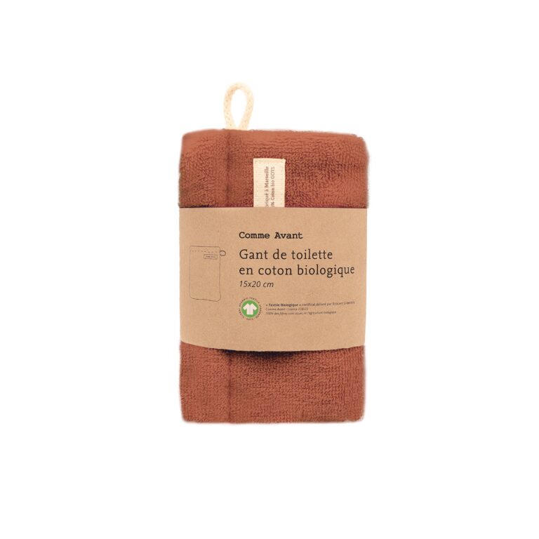 Comme Avant - Gant de toilette en coton - Version 1 – Turquoise