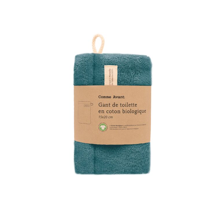 Comme Avant - Gant de toilette en coton - Version 1 – Safran