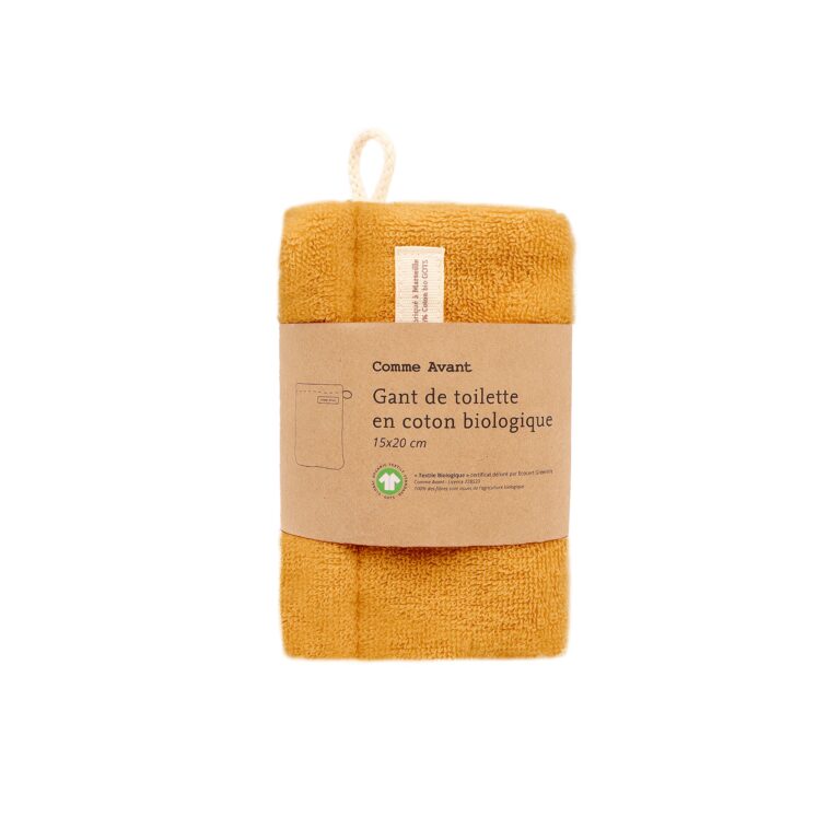 Comme Avant - Gant de toilette en coton - Version 1 – Turquoise