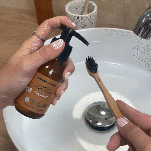 Comme Avant - Dentifrice en pâte au coquelicot - Version 2 – 1 recharge de dentifrice - 180ml